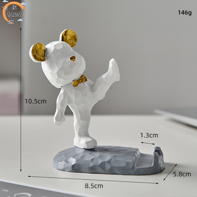 Giá Đỡ Điện Thoại/Máy Tính Bảng Hình Chú Gấu Dễ Thương Dùng Trang Trí