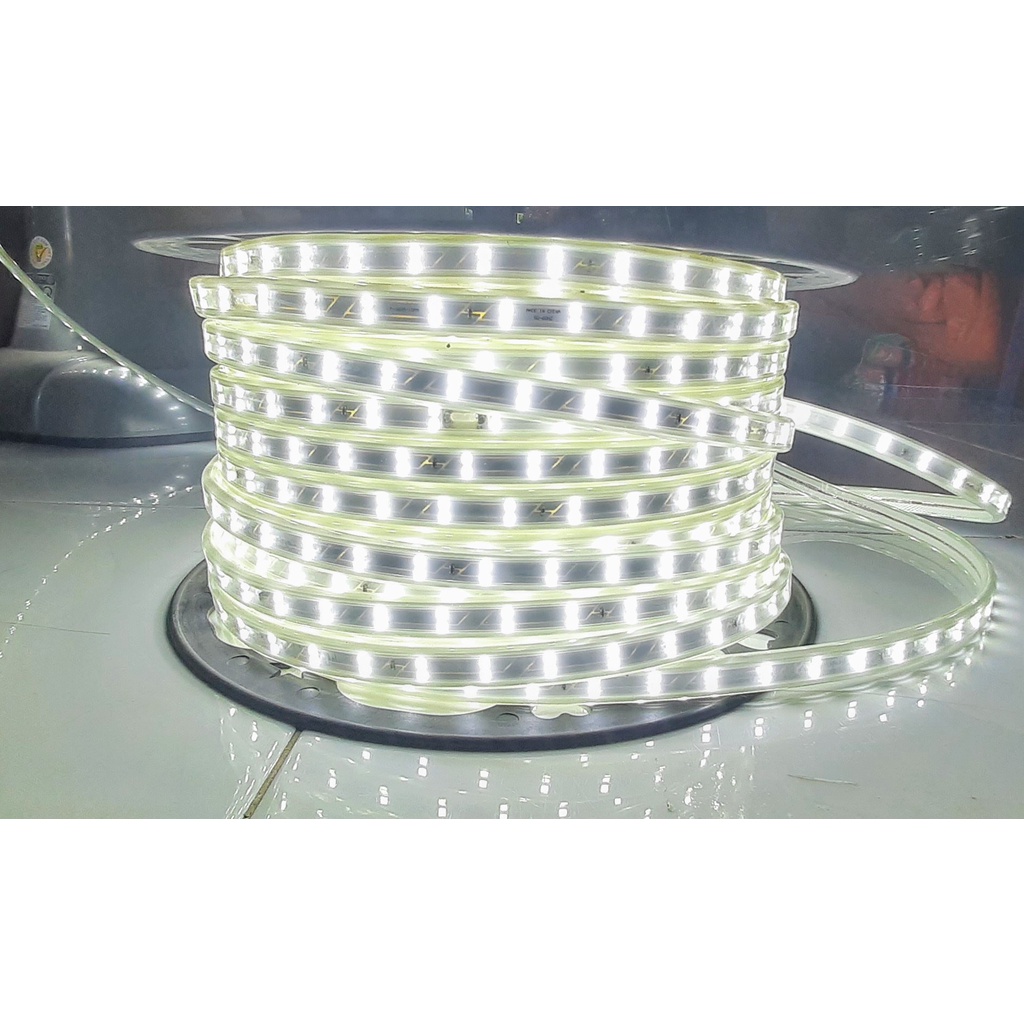 Đèn Led Dây Đôi 2835 Sáng Trắng, Led Dây Đôi Trang Trí Hắt Trần Sáng Trắng