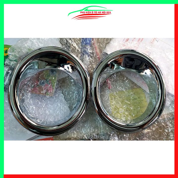 Ốp viền đèn gầm trước Fortuner 2012-2016 mạ Crom chống trầy trang trí làm đẹp xe