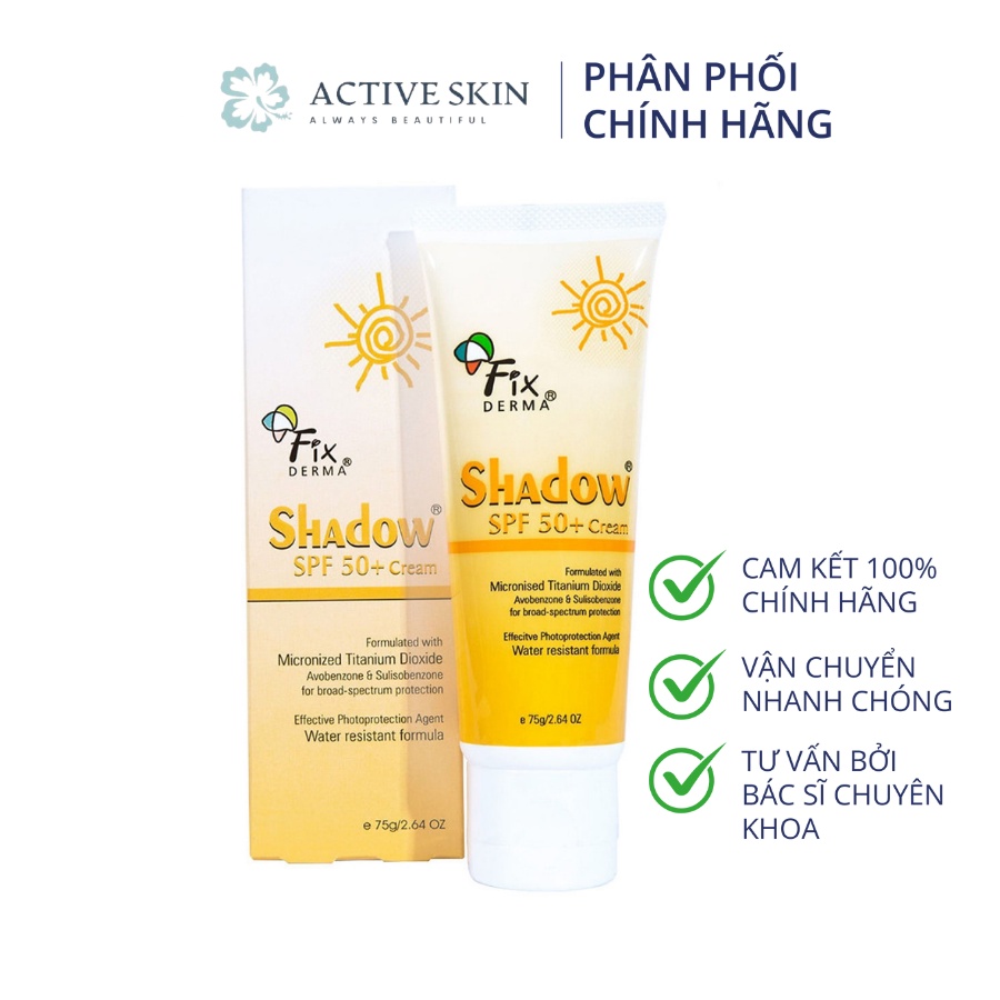 Kem chống nắng Fixderma Shadow SPF50+ Cream PA+++