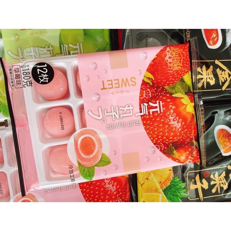 Bánh MOCHI KEM LẠNH 💖FREESHIP💖 Mochi nhật mỗi gói 12 chiếc bánh thơm ngon