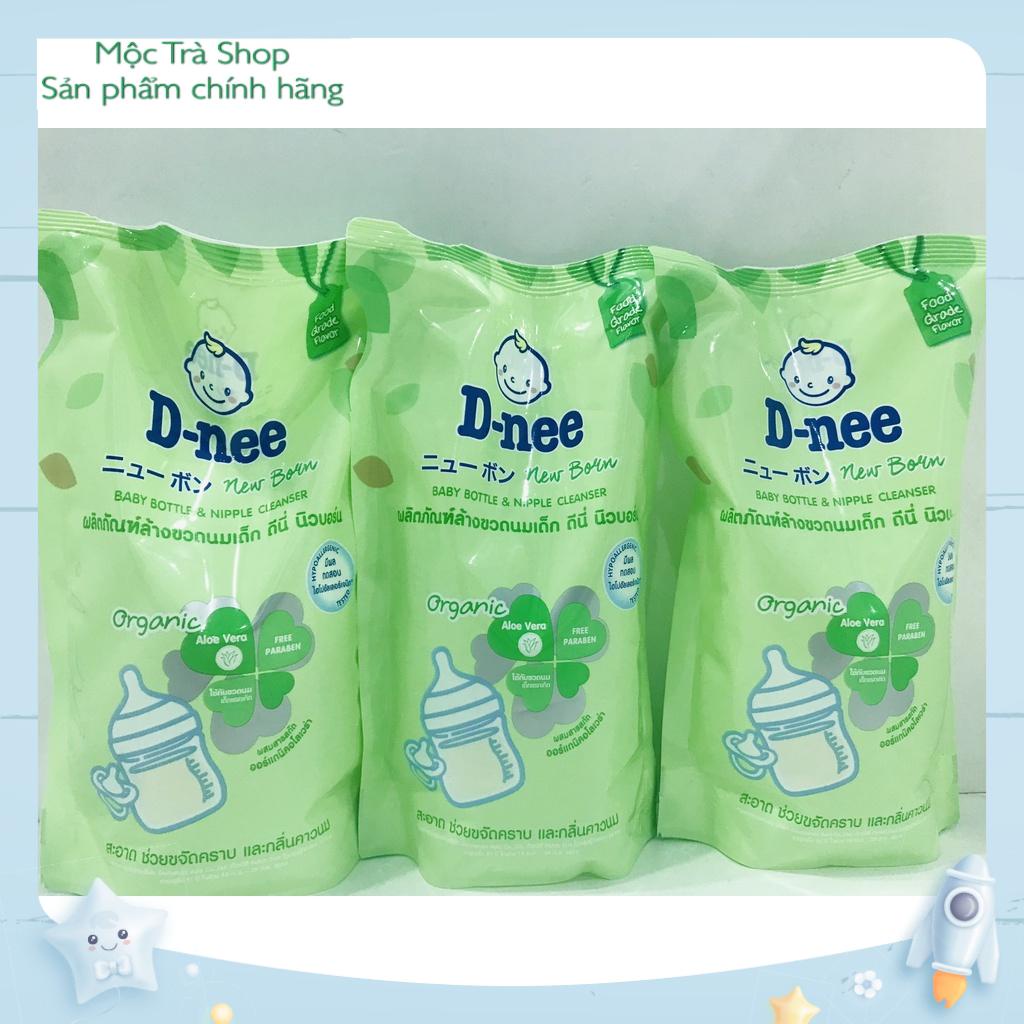 NƯỚC RỬA BÌNH SỮA DNEE organic 600ml Thái Lan ( trà xanh ) - Date mới liên tục