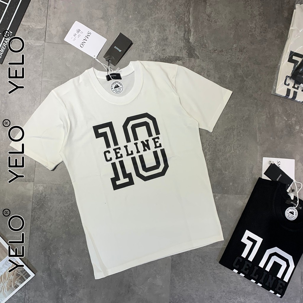 Áo Thun Hè 2021 Áo Phông Nam Tay Ngắn In Chữ Số 3D Chất Liệu Thun Thoáng Mát YELO- AC101 | BigBuy360 - bigbuy360.vn