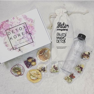 Combo detox hoa quả sấy - liệu trình 30 ngày kèm bình 1000ml