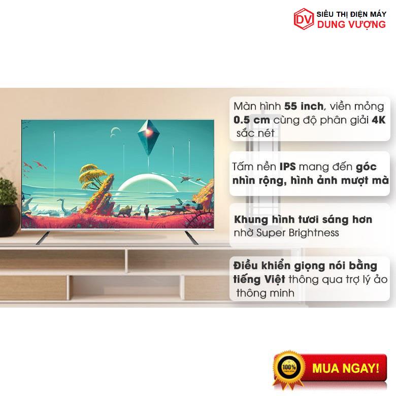 Tivi Casper 55 inch 55UX6200 , Smart Tivi , Nhập Khẩu Thái Lan | BigBuy360 - bigbuy360.vn