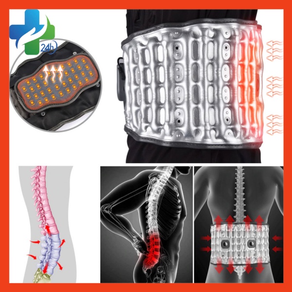 Đai Lưng Cột Sống Thoát Vị Đĩa Đệm Hailicare, Đai Hơi Kéo Dãn Cột Sống Chính Hãng