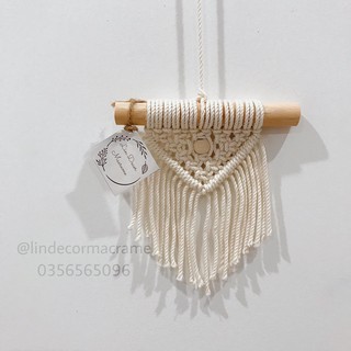 Macrame mini Size 15x20 trang trí nhà cửa LT06