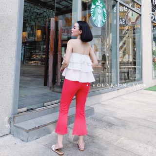 Set bèo + quần ống loe