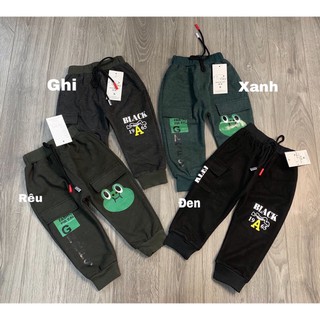 Quần jogger nỉ bé trai 15 19kg