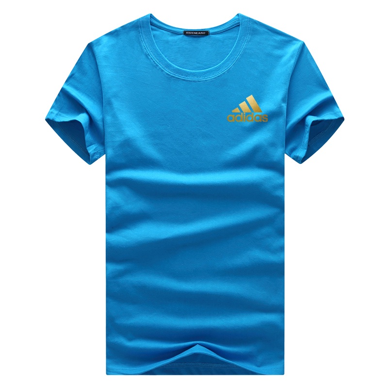 Áo Thun Thể Thao Adidas Tay Ngắn Cổ Tròn Chất Liệu Microfiber Có Size Từ M-5Xl Dành Cho Nam Giới