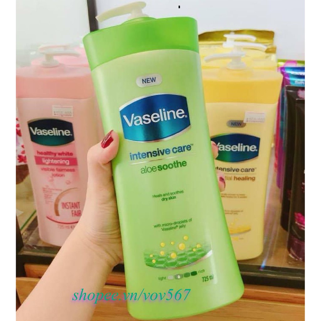 Sữa Dưỡng Thể Vaseline 725ml - Màu xanh 100% chính hãng vov567 cung cấp và bảo trợ.