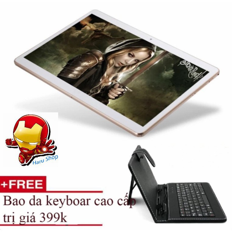 Máy tính bảng lai laptop 10.1 inch chip MTK 6852 độ phân giải 2K + tặng bao da kiêm bàn phím - HanruiOffical | WebRaoVat - webraovat.net.vn