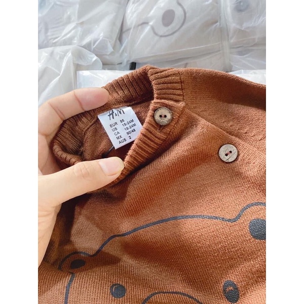 Set 2 Áo len gấu HM cho bé