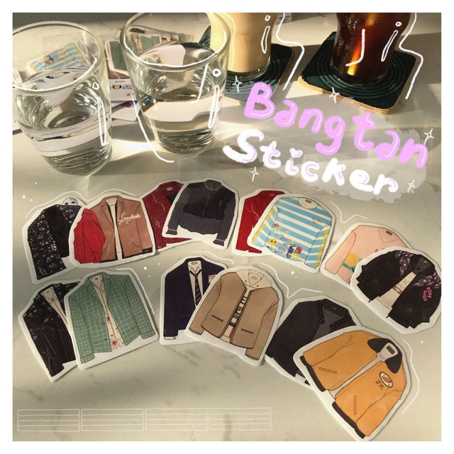 BTS OUTFIT STICKER