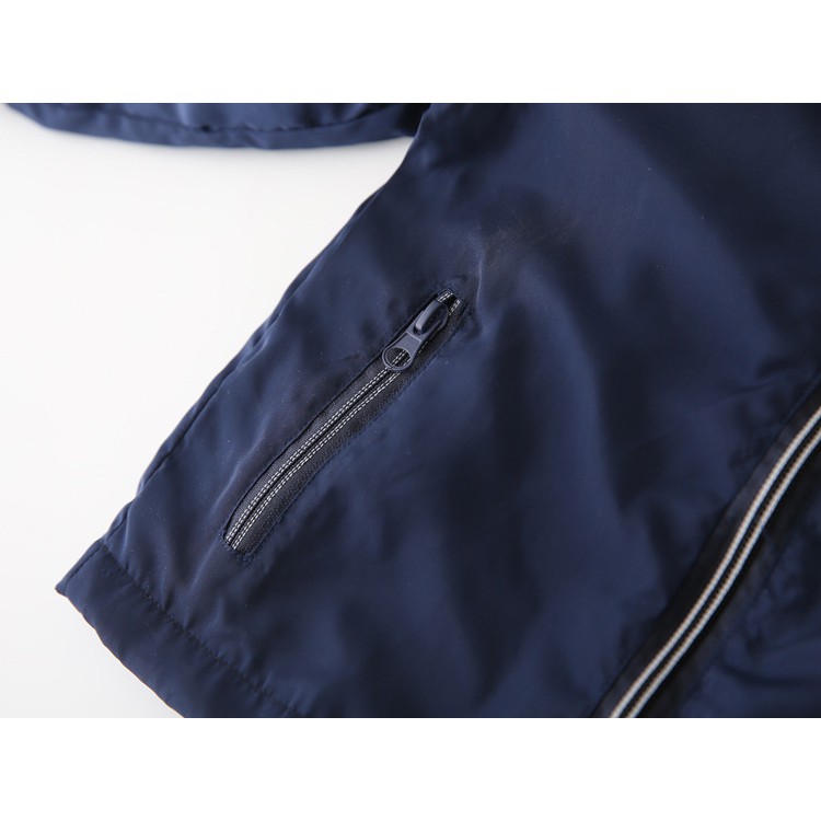 Áo khoác gió bé trai WAPYPY áo khoác lót nỉ cho bé