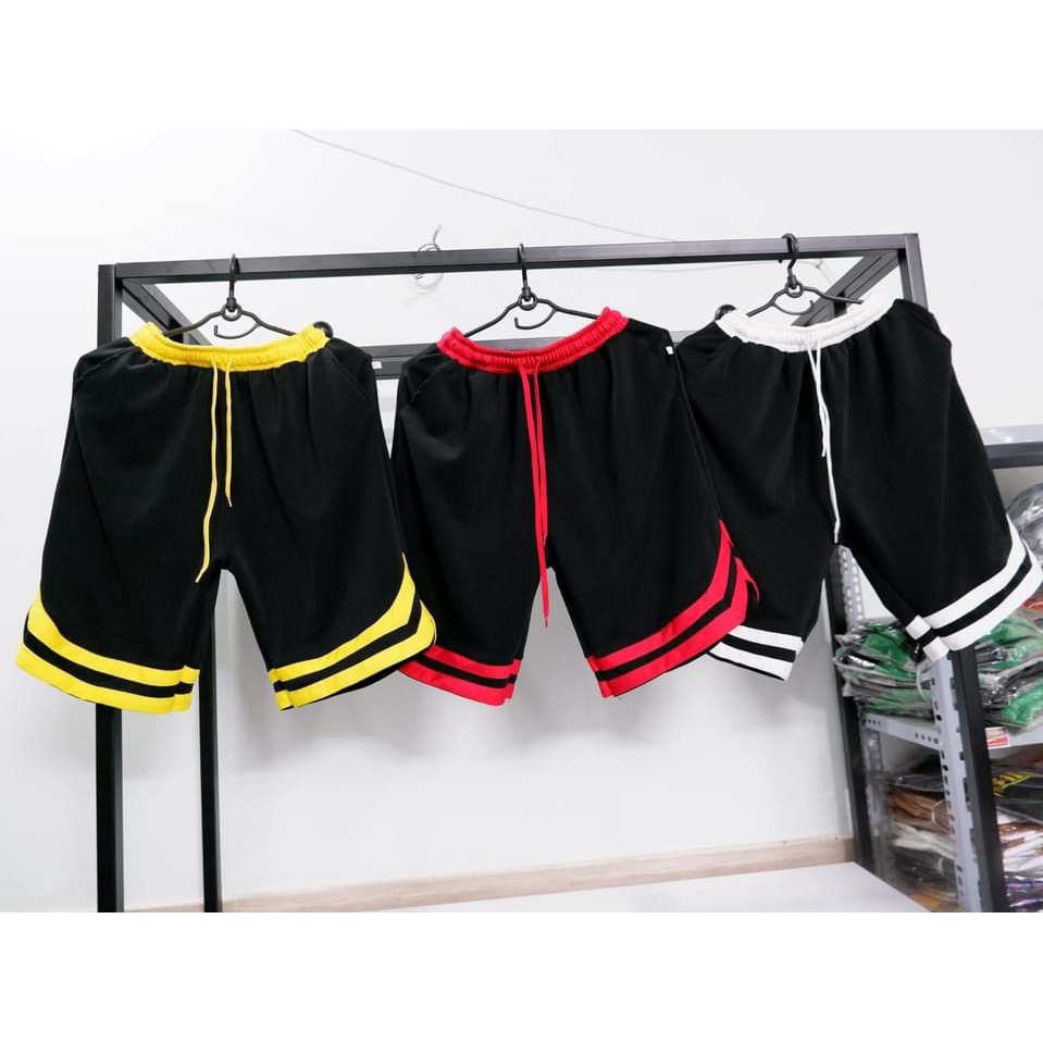 Xả Hàng 3 Ngày ] Quần Short BOLI Nam kiểu đùi Ngố lững có túi khóa kéo Chất thun Thoáng