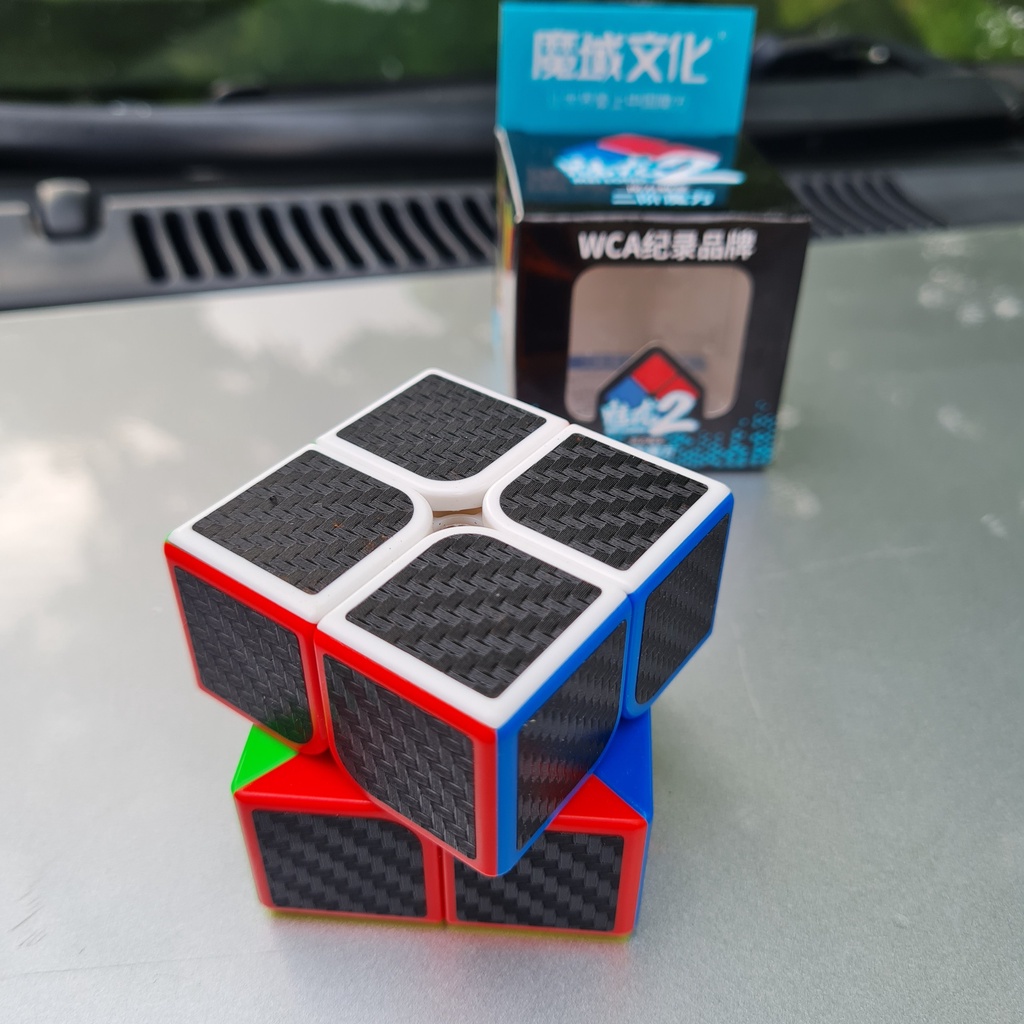 Rubik 2x2 giá rẻ carbon rubic 2x2, RB02 BENZ STORE TN