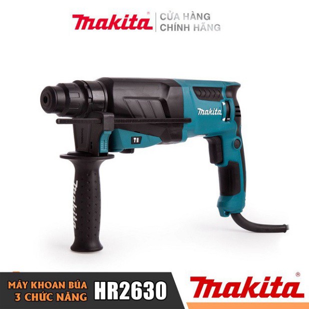 [Hàng Chính Hãng] Máy Khoan Búa Đa Năng Makita HR2630 ( 26MM-800W ) Bảo Hành Toàn Quốc