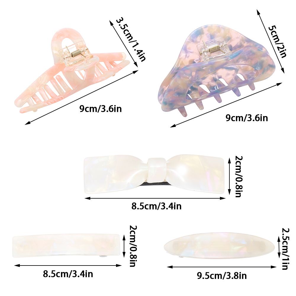 Kẹp Tóc Càng Cua Cỡ Lớn Trang Điểm Cho Nữ