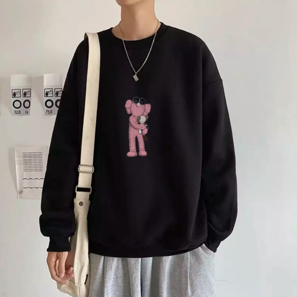 Áo thun nỉ sweater unisex nam nữ tay dài | BigBuy360 - bigbuy360.vn