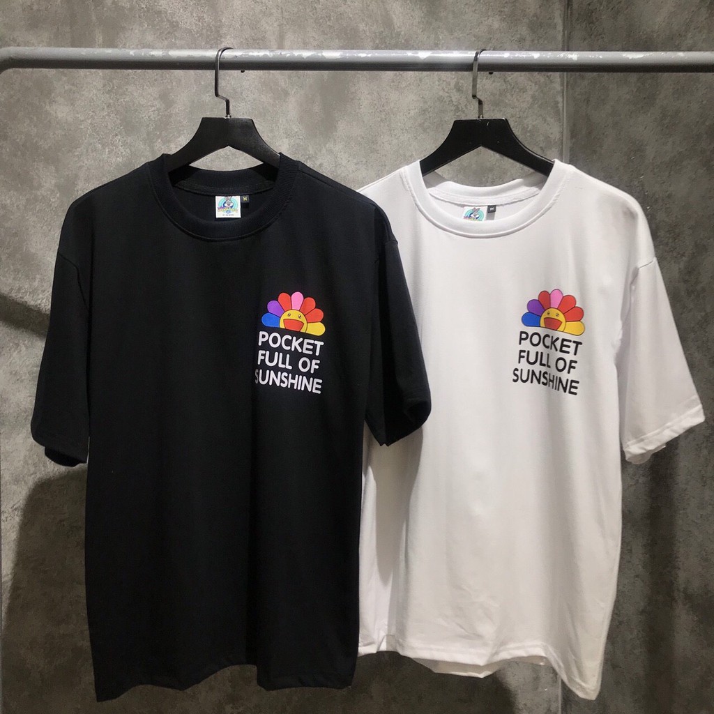 Áo thun hoa Kaiki hướng dương unisex form rộng tay lỡ oversize | Lee Hoàng Group | BigBuy360 - bigbuy360.vn