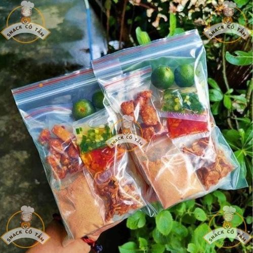 Bánh tráng tóp mỡ phơi sương mỡ hành xé ngũ vị giòn thơm siêu ngon đặc biệt/Snack Cô Tấm