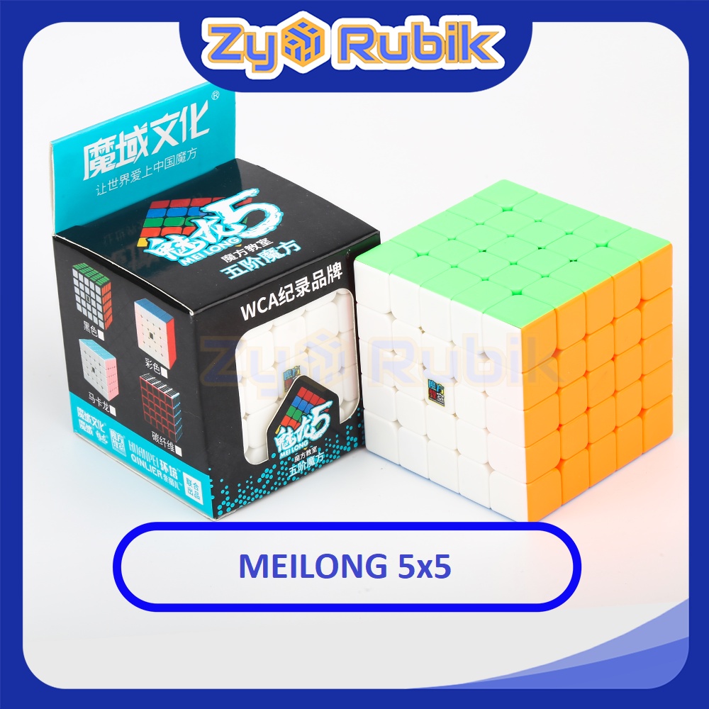 Rubik 5x5/Meilong 5 - Đồ Chơi Trí Tuệ - Khối Lập Phương 5 Tầng Stickerless - Zyo Rubik