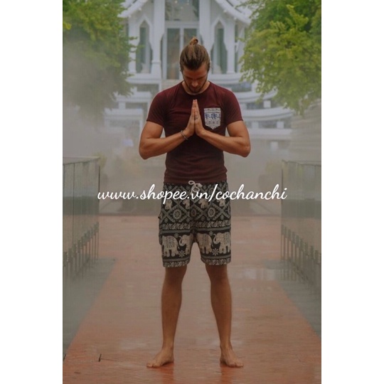 Quần thổ cẩm hoạ tiết voi 🐘 CÓ TÚI thích hợp nam và nữ mặc nhà đi phượt mát 😎