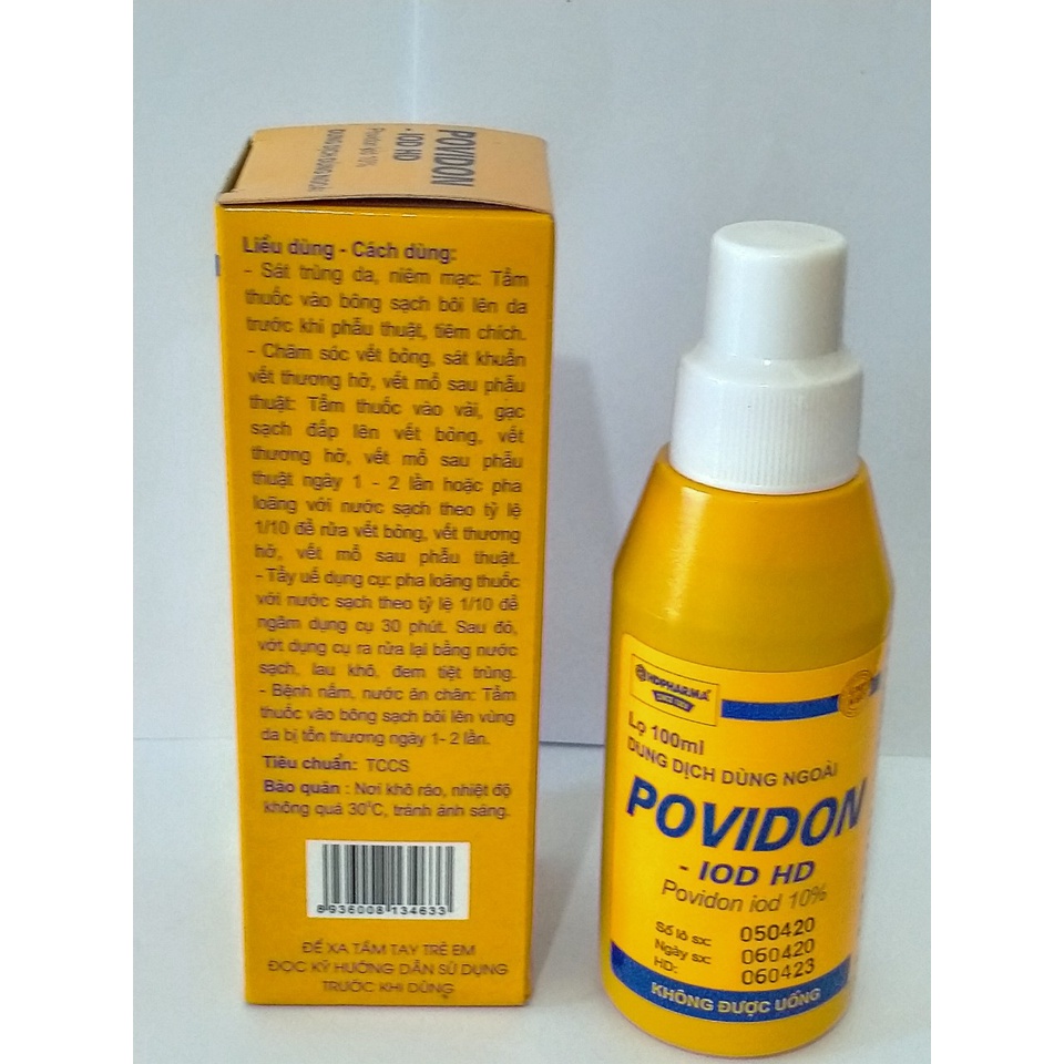 Cồn sát trùng  POVIDON-IOD HD