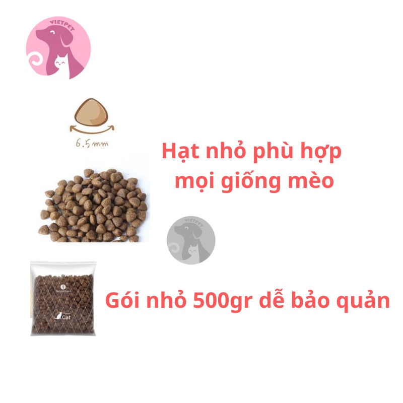 [500g] Thức ăn cho mèo trưởng thành - Natural Core (NK Hàn Quốc)