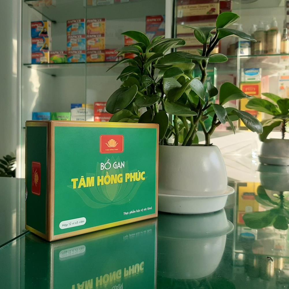 Bổ gan Tâm Hồng Phúc - hỗ trợ thanh nhiệt, giải độc gan, tăng cường chức năng gan (Hộp 60 viên)