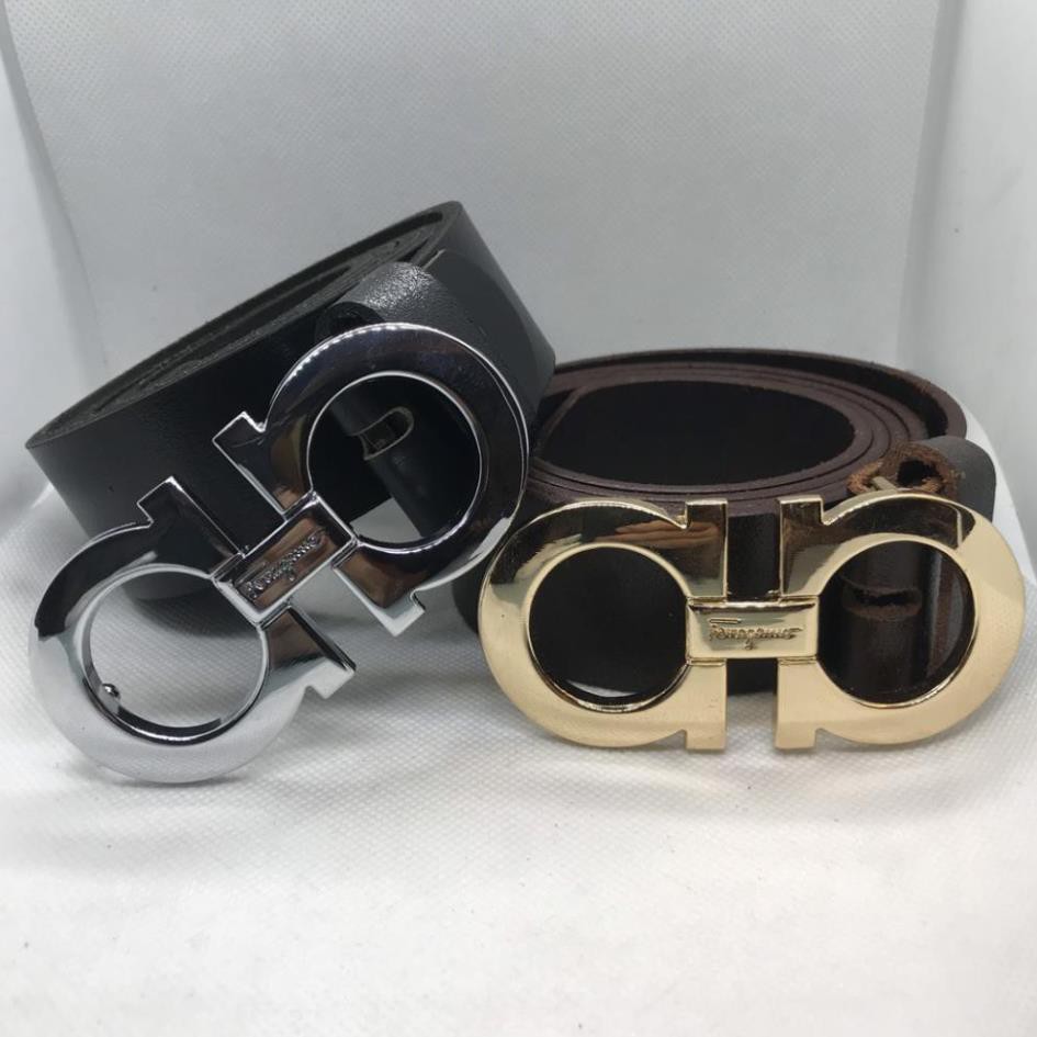 Thắt Lưng, Dây Nịt Nam Mặt Khóa 2 Chữ a,Dây da Bò Nguyen Miếng, Siêu Bền Phong Cách Đơn giản,Thời trang