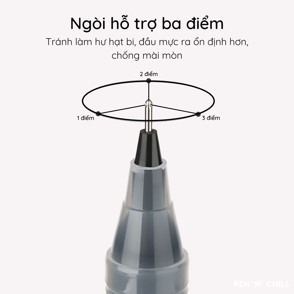 Bút gel Pilot P500 cỡ ngòi 0.5mm