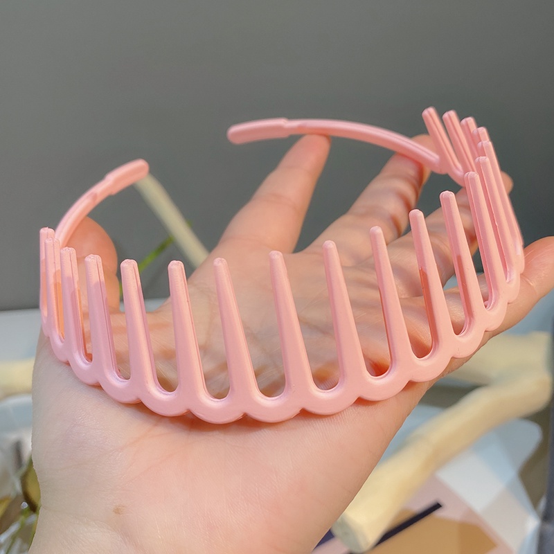 Băng Đô Màu Trơn Chống Trượt Thời Trang Hàn Quốc