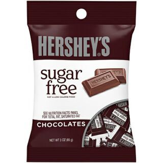 Kẹo socola không đường Chocolate HERSHEY'S SUGAR FREE 85G