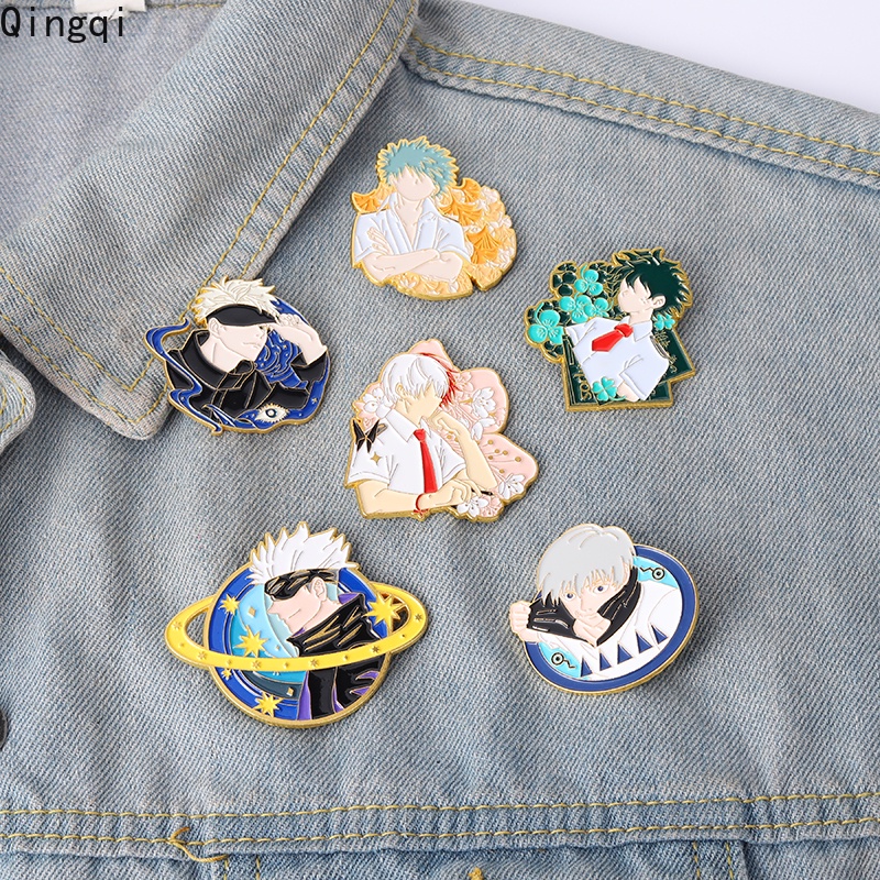 Ghim cài áo MISS ZOE bằng kim loại hình nhân vật hoạt hình 2d