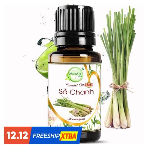 Tinh dầu sả chanh xông phòng, xông hơi 10 ml