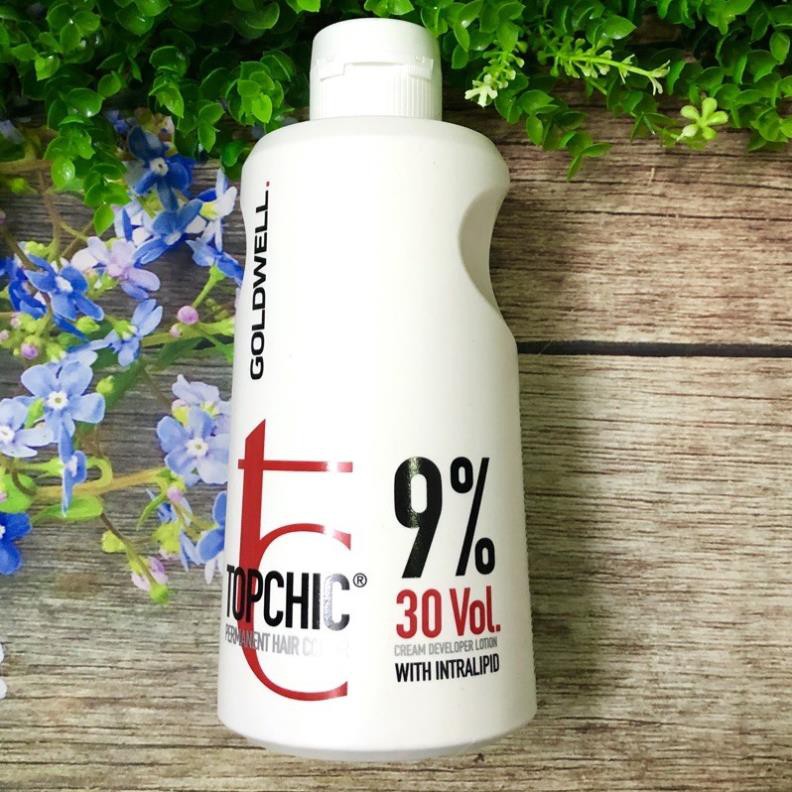 rẻ vô địch Oxy Goldwell Topchic pha thuốc nhuộm tóc cao cấp 1000ml