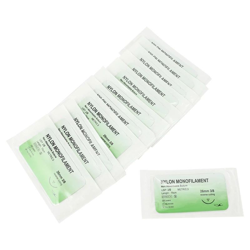CHỈ Nylon Monofilament 3/0 KHÔNG TAN DÙNG TRONG THỰC HÀNH Y KHOA