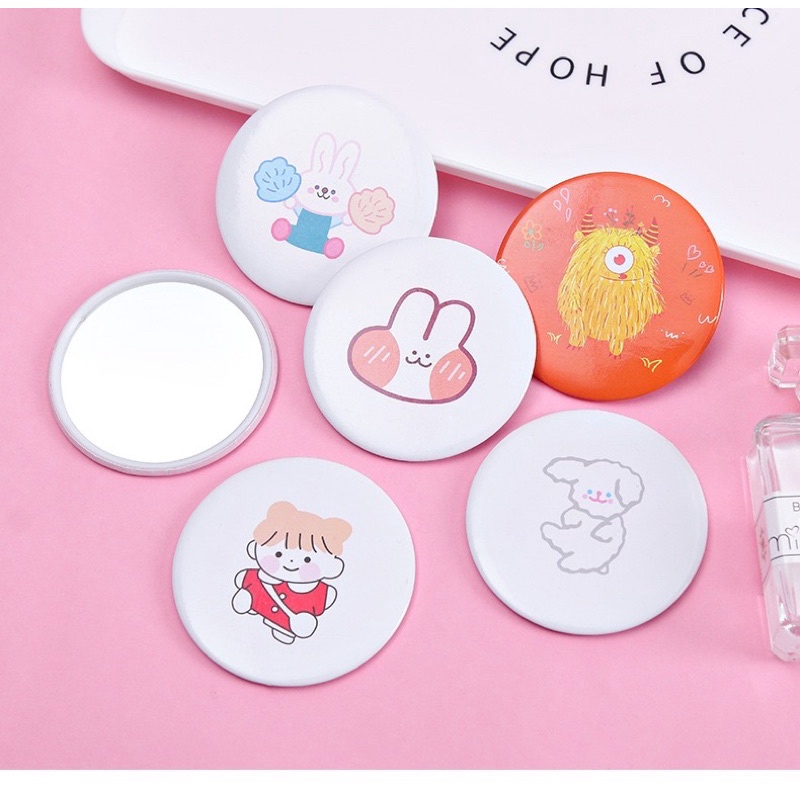 Set 10 Gương mini cute Sồi House