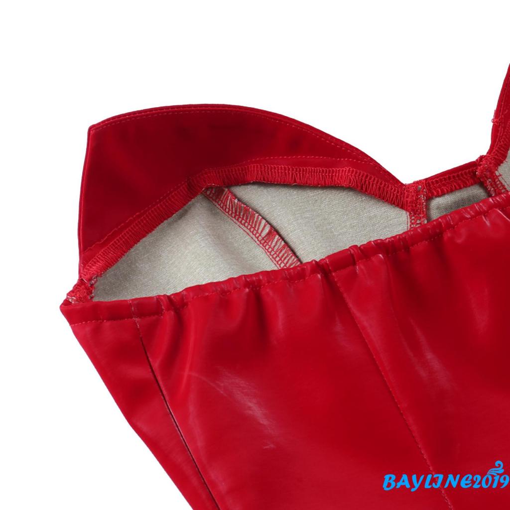 Áo ống da cổ chữ V khóa kéo quyến rũ cho nữ | WebRaoVat - webraovat.net.vn