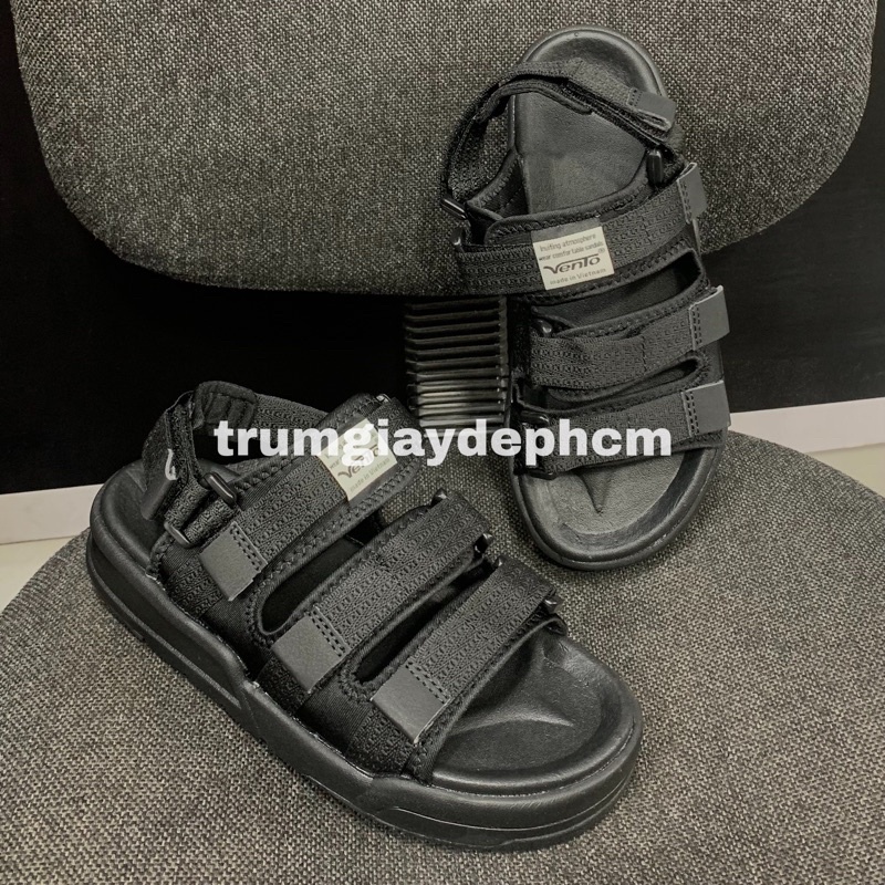 Giày Sandal Letas Nữ - D1001GBO Xám Phối Xanh