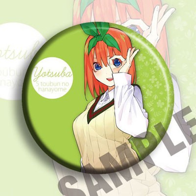 (m01) Huy hiệu cài áo IN HÌNH Gotoubun no Hanayome Nhà có 5 nàng dâu anime chibi dễ thương tiện lợi