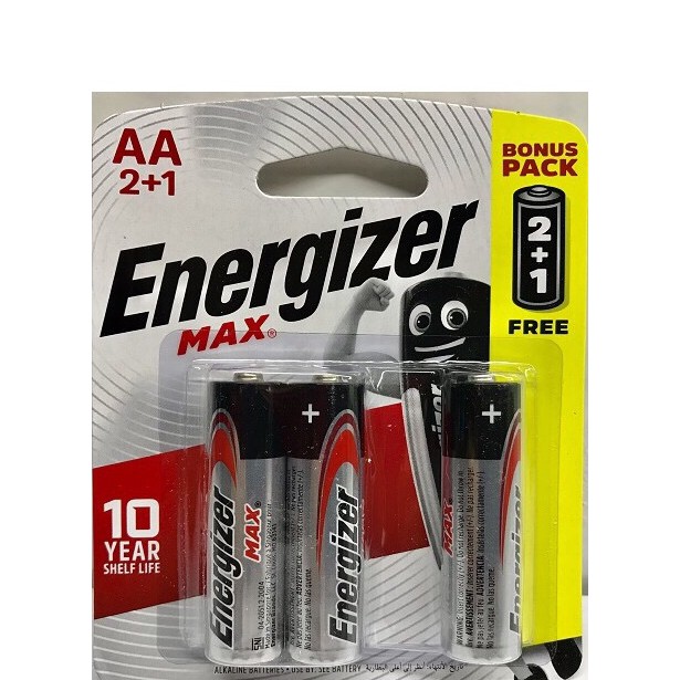 Pin AA energizer vỉ 3 viên