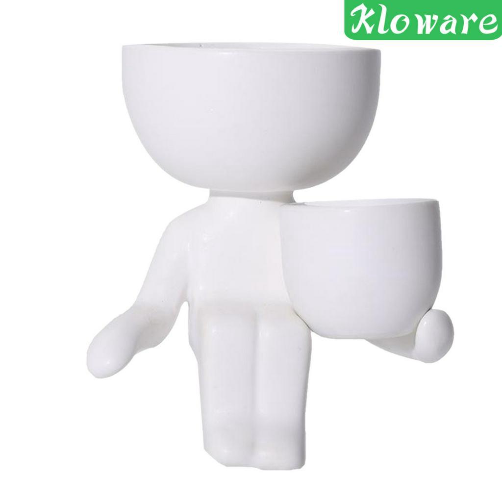 Chậu Gốm Trồng Cây Bonsai Hình Chân Dung Người Độc Đáo