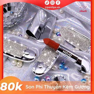 sale63 Hojo - Son Phi Thuyền Đính Đá Kèm Gương Dupe Guerlain