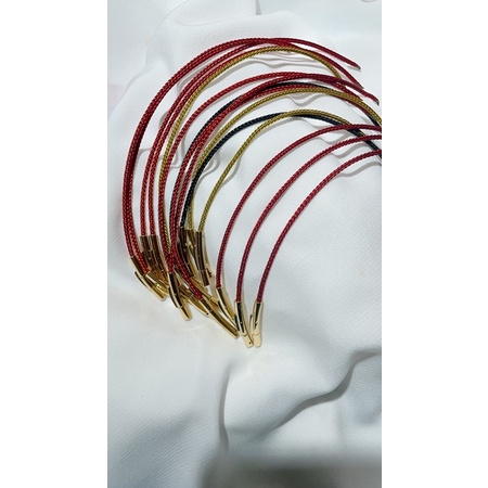 Dây thép đủ màu  khóa vàng bấm chốt- khóa dây kéo