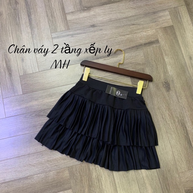 Chân váy xếp li chị hương