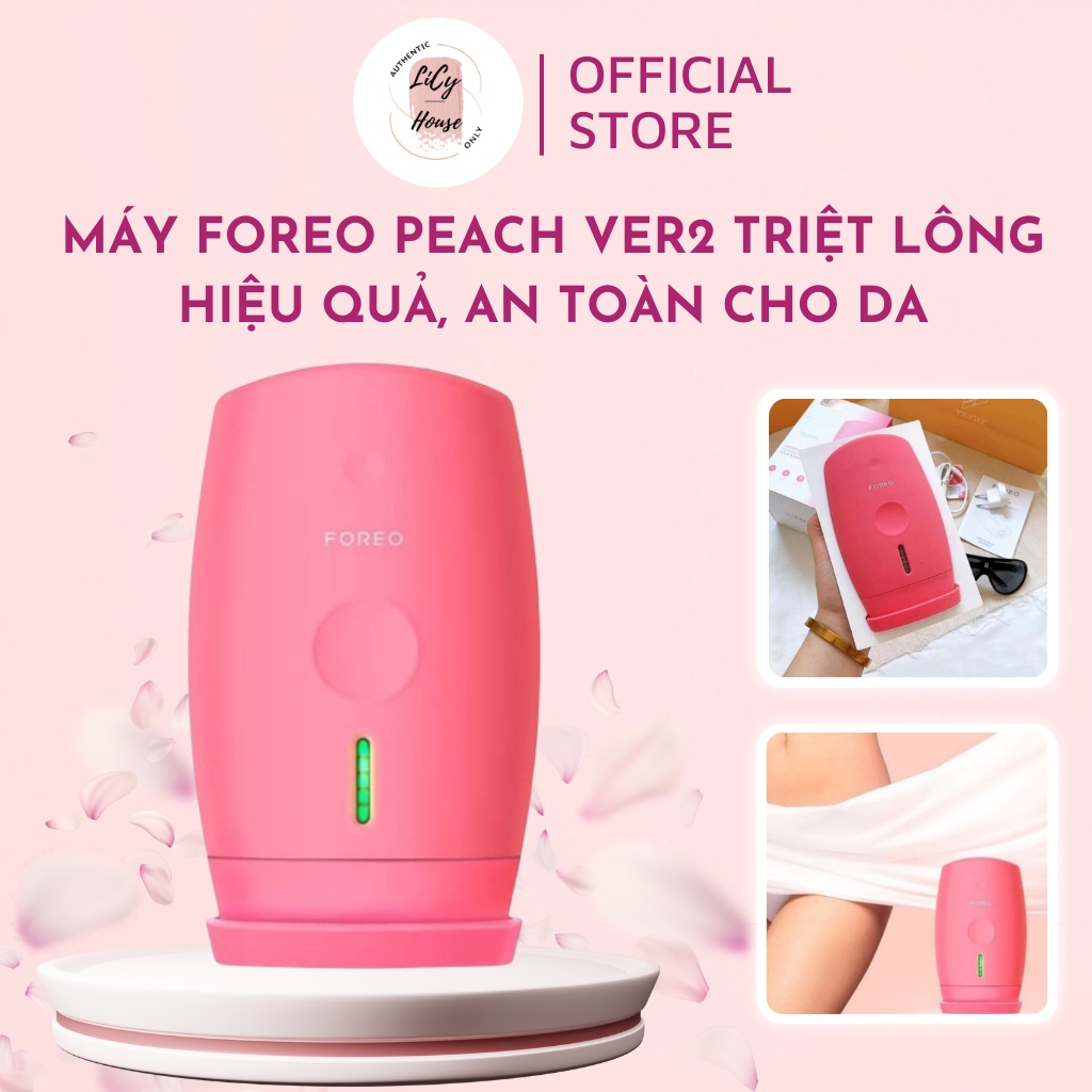 Máy triệt lông Foreo Peach bảo hành chính hãng 2 năm _ Hàng có sẵn