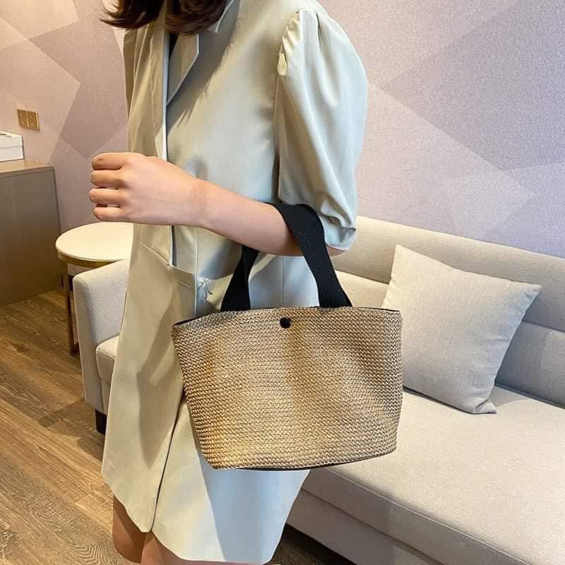 Túi Cói Nữ Đẹp ❤️FREESHIP❤️ Túi Xách Cầm Tay Bản To Đi Biển, Đi Chơi Siêu Xinh SBP174